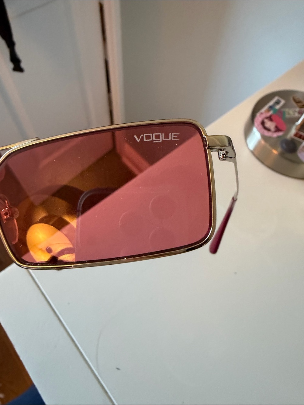 Vogue Sunglasses with Red Lenses - Picture 3 of 3